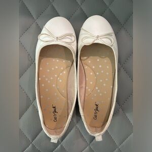 Girls White Dress Shoes - Size 13